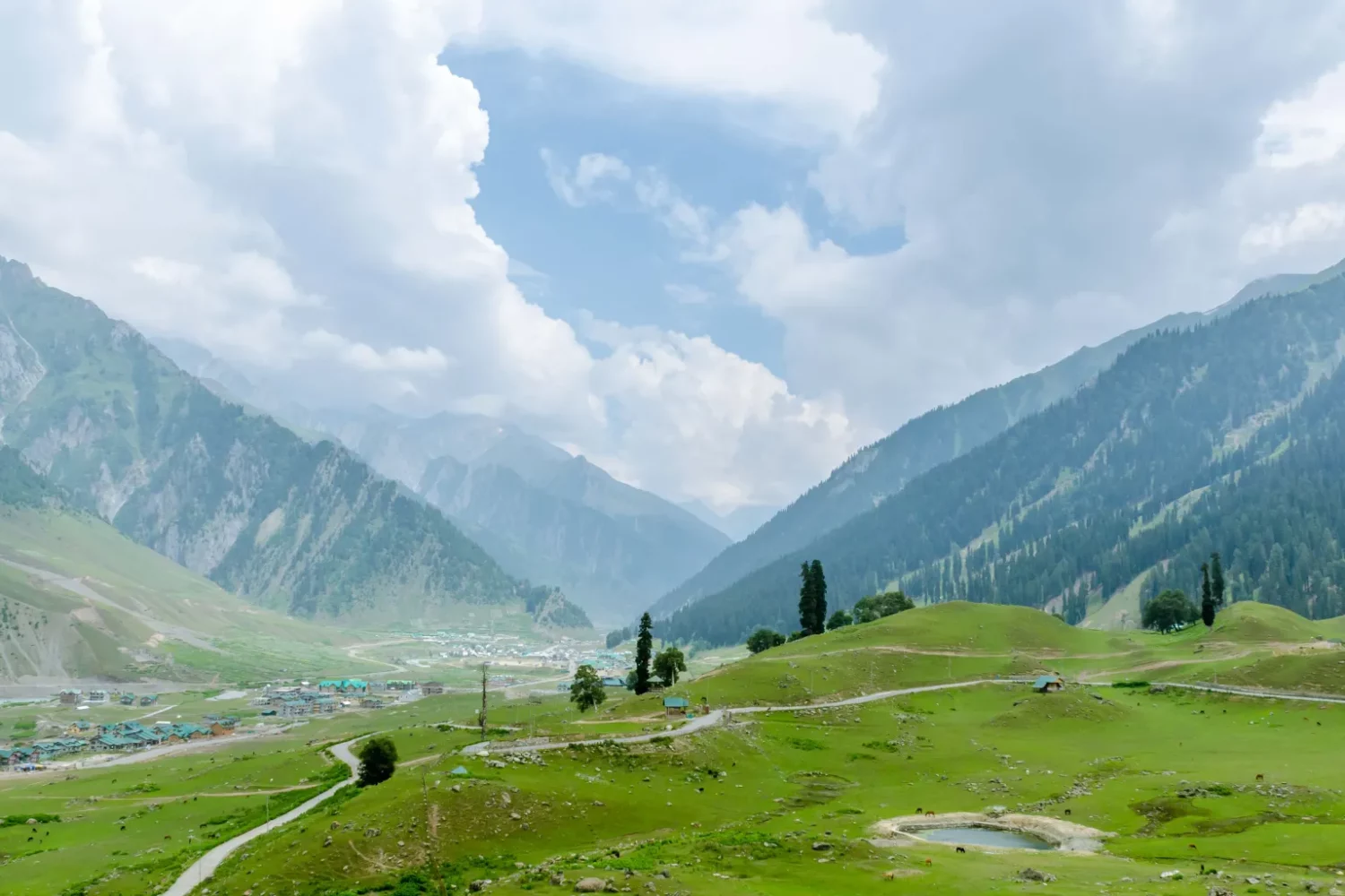 Birds Eye View of Sonamarg