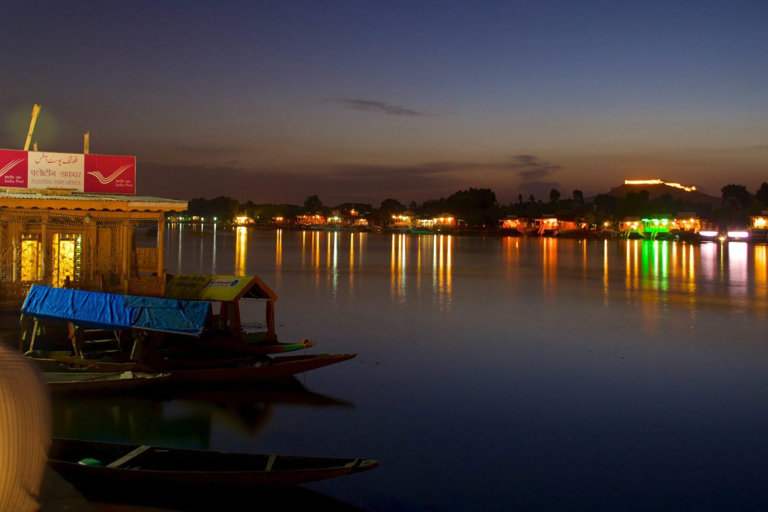 Dal Lake at Night